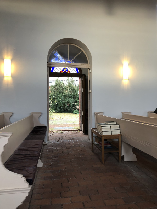 Eingang zur Dorfkirche Brielow