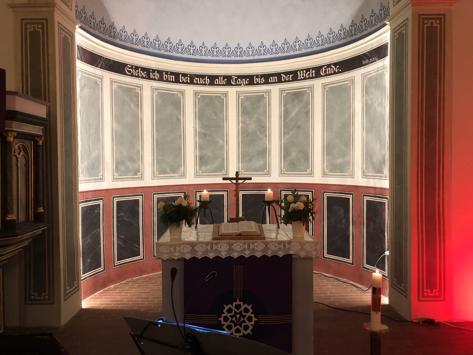 Dorfkirche Brielow - Altarraum