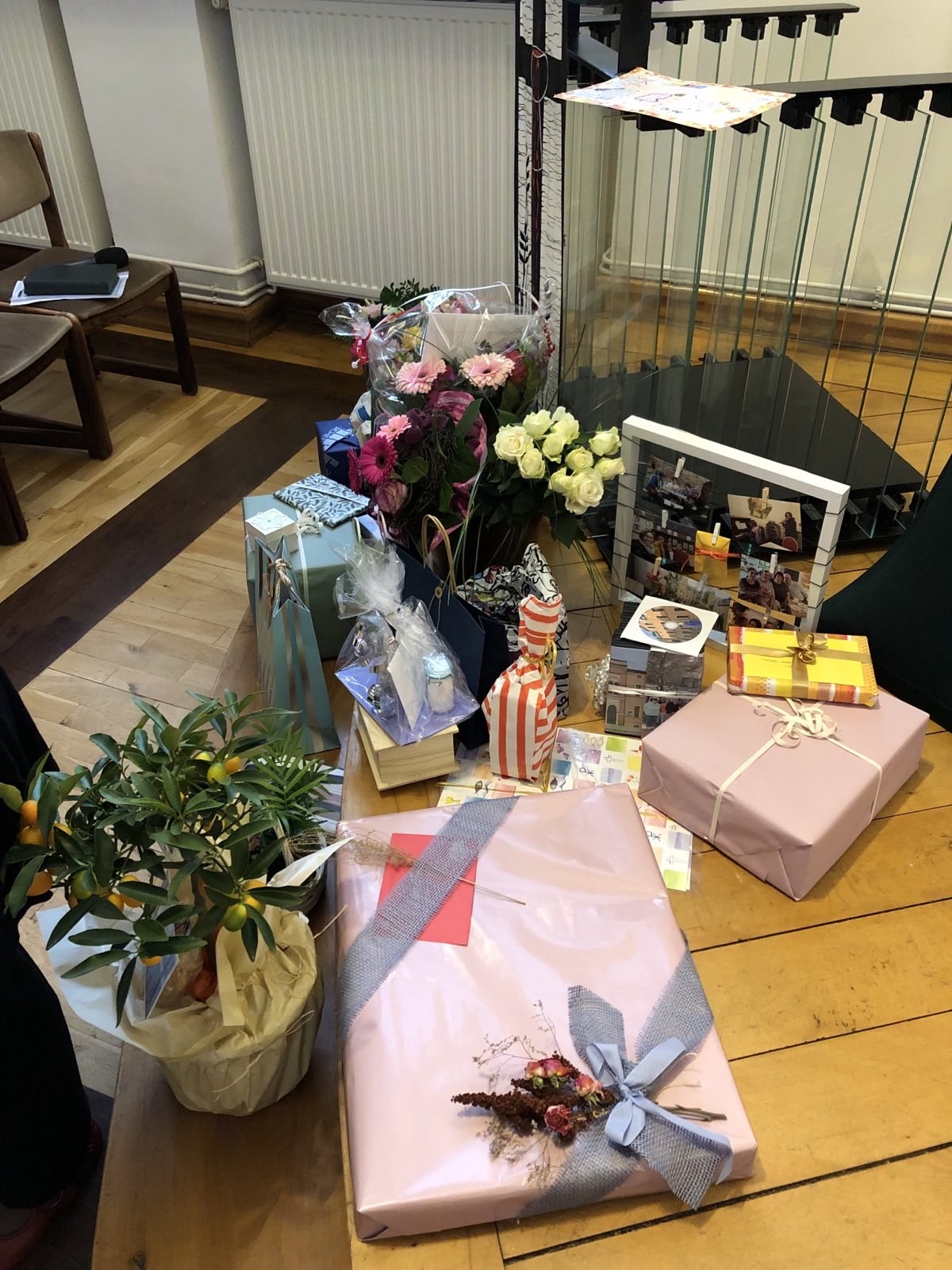 Geschenke zum Abschied von Claudia