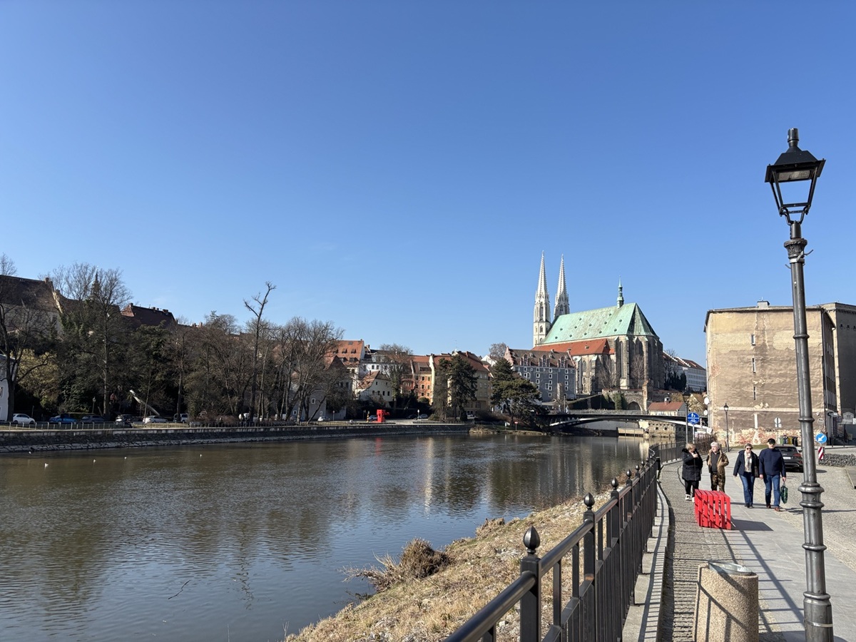 Blick auf Görlitz von polnischer Seite